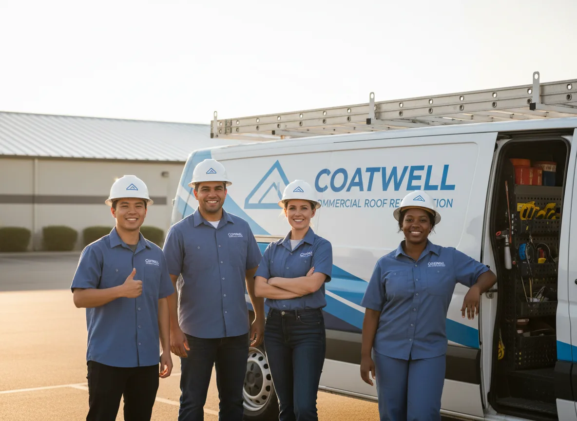 Commercial roof coating company in Etowah, NC